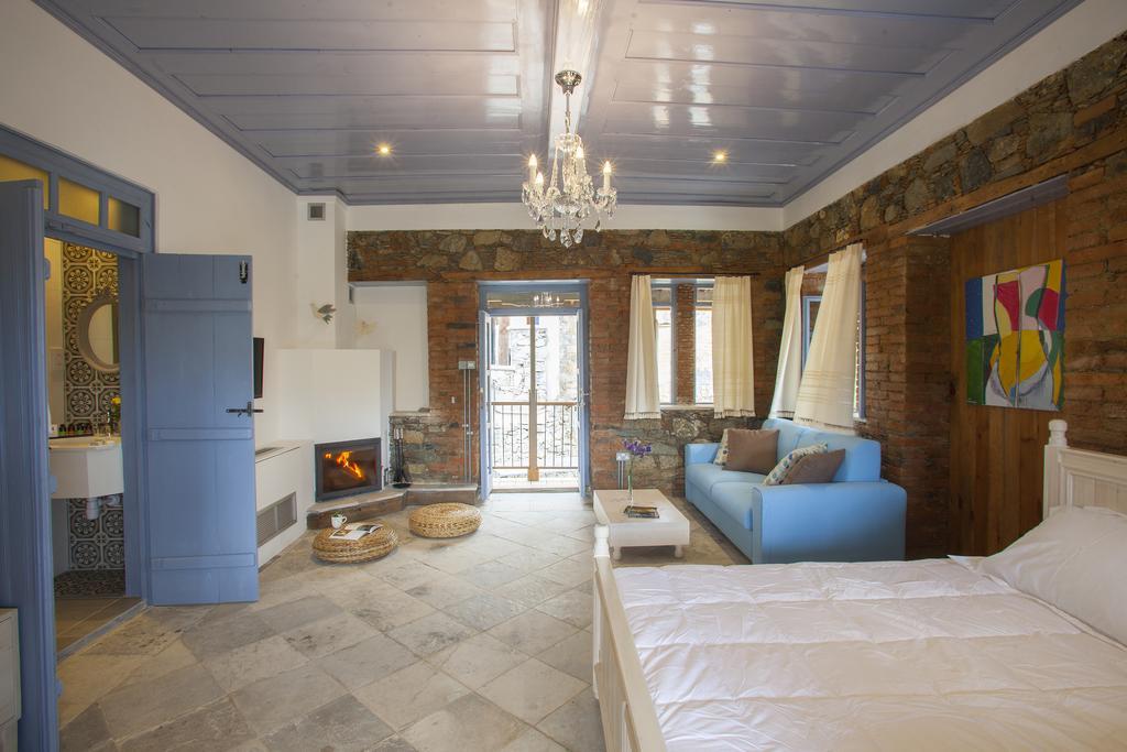 Lyhnos Bed and Breakfast Askas Rum bild